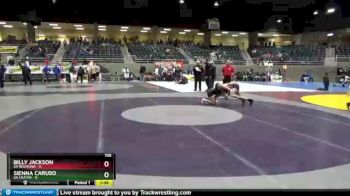 106 lbs Round 3 (4 Team) - Billy Jackson, 5A Redmond vs Sienna Caruso, 5A Crater