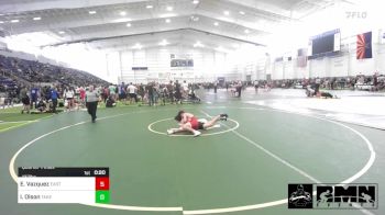 137 lbs Quarterfinal - Elijah Vazquez, Eastvale Elite WC vs Isaiah Olson, Takedown Industries