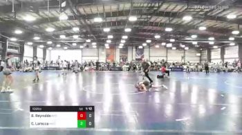 106 lbs Rr Rnd 1 - Braylon Reynolds, Indiana Outlaws Black vs Charlie Larocca, High Rollers