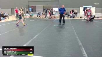 84 lbs Round 8 (10 Team) - Delina Mullins, Machine Shed vs Bennett Myles, Terps East Coast Elite