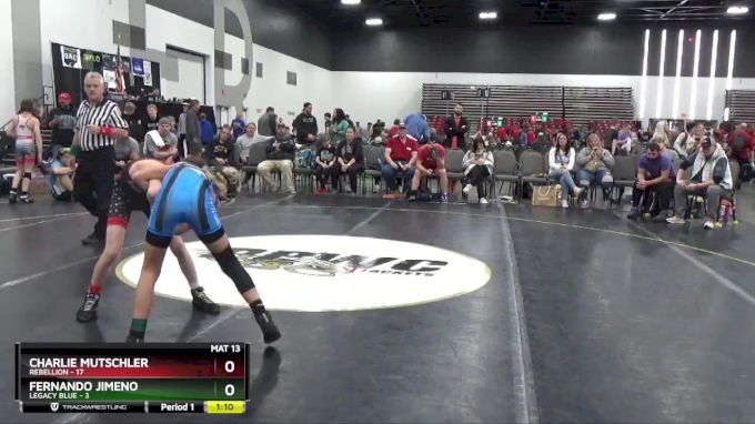 85 lbs 2nd Wrestleback (8 Team) - Charlie Mutschler, Rebellion vs ...