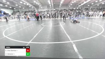 100 lbs Quarterfinal - Emelly Diaz Santos, NJ vs Zurri Zamora, TX