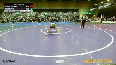 89 lbs Round Of 32 - Joseph Fleming, Mat Assassins vs Cruz Evans, Warriors Of Christ Wrestling