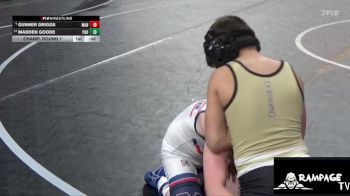 82 lbs Champ. Round 1 - Madden Goode, Paola vs Gunner Driggs, Manhattan