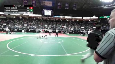 84 lbs Champ. Round 2 - Spencer Evans, PBG1 vs Jayce LeJeune, OCGA