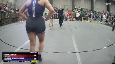 160 lbs Cons. Round 1 - Nicole Lewis, Montreat vs Eliette Gomez-Perez, Unattached