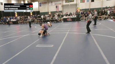 120 lbs Semis & 1st Wrestleback (8 Team) - Rudy Rodriguez, Grand Island vs Cruzer Dominguez, Creighton Prep