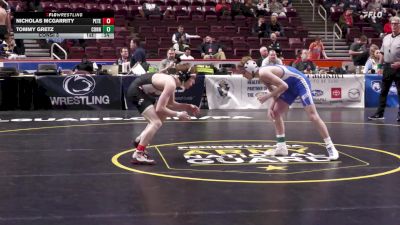 107 lbs Consi 5 - Nicholas McGarrity, Peters Township vs Tommy Gretz, Connellsville