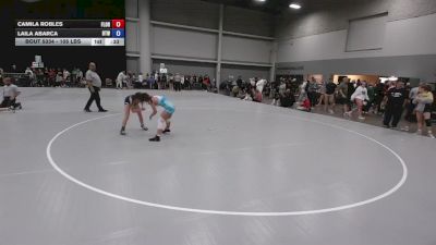 105 lbs Cons. Sub-rd Of 16 - Laila Abarca, Best Trained Wrestling vs Camila Robles, Florida
