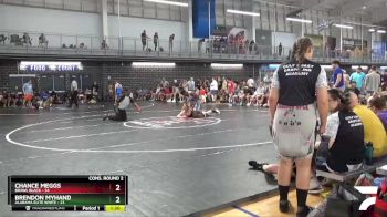 182 lbs 2nd Wrestleback (16 Team) - Chance Meggs, BRAWL Black vs Brendon Myhand, Alabama Elite White