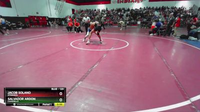 120 lbs Cons. Round 1 - Jacob Solano, Etiwanda vs Salvador Ardon, Camarillo