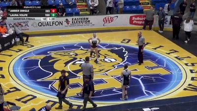 137 lbs Quarterfinal - Amber Dingle, Saegertown vs Laura Volpe, Parkland