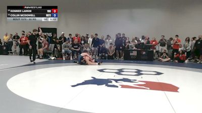 65 kg Champ. Rd Of 64 - Konner Larkin, Valiant Wrestling Club vs Collin McDowell, Wisconsin Regional Training Center
