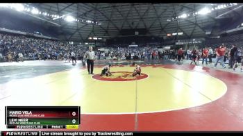 63 lbs Champ. Round 1 - Mario Vela, Moses Lake Wrestling Club vs Levi Neer, Outlaw Wrestling Club