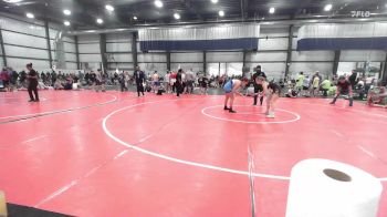 56 lbs Semifinal - Kiely Domyancich, PA West White - W vs Aubry Wanner, Cowtown - W