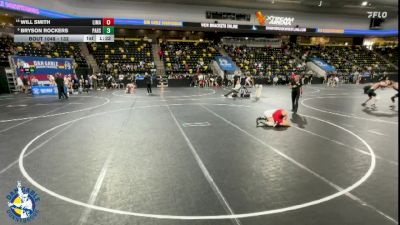 132 lbs 9th Place Match - Bryson Rockers, Paola HS vs Will Smith, Linn-Mar