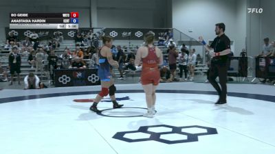 72 kg Cons. Sub-quarters - Bo Geibe, Warrior Regional Training Center vs Anastasia Hardin, Kentucky