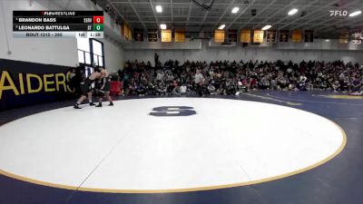 285 lbs Quarterfinal - Leonardo Battulga, South Torrance vs Brandon Bass, Servite