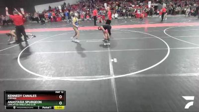 120++ Round 3 - Kennedy Canales, Portage vs Anastasia Spurgeon, Lancaster Wrestling Club