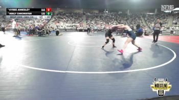 G6A-135 lbs Cons. Round 1 - Kyree Annesley, BLANCHARD (Girls) vs Seely Chronister, EL RENO (Girls)