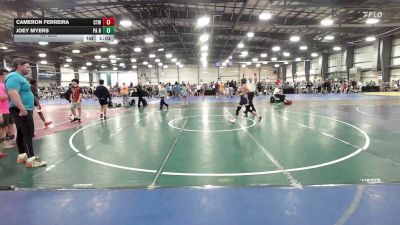 80 lbs Rr Rnd 1 - Cameron Ferreira, CTWHALE Orca - MS vs Joey Myers, PA Revival - MS