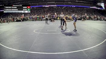 D3-126 lbs Cons. Round 2 - Carlos Herrera, Detroit Voyageur College Prep vs Vincent Stamm, Lake Odessa Lakewood