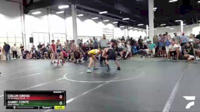 96 lbs Round 7 (8 Team) - Gabby Conte, Iron Horse vs Collin Gregg, PA Alliance Blue