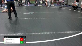 92 lbs Round 7 (8 Team) - Brooks Burmeister, U2 Upstate Uprising Blue vs Parker Humphrey, La Cosa Nostra NJ