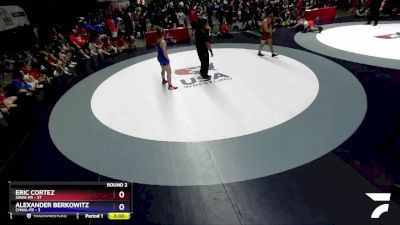 165 lbs Round 2 (16 Team) - Eric Cortez, SAWA-FR vs Alexander Berkowitz, CMWA-FR