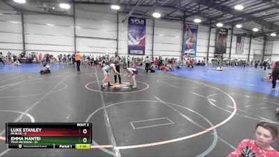 110 lbs Rd# 4- 2:00pm Friday Final Pool - Emma Mantei, Team Michigan vs Luke Stanley, PA Blue