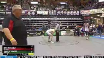 160 lbs 3rd Place Match - Dalton Hilyard, Douglass vs Sam Twombly, Rossville