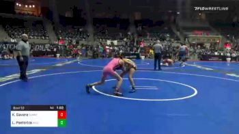 100 lbs Consolation - Kiiaana Gavere, Summit vs Lisa Pastoriza, Arizona Girls Wrestling