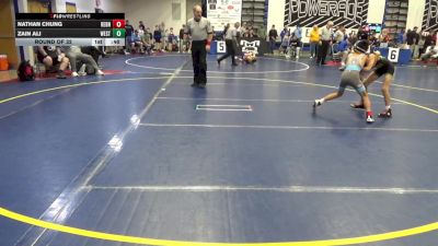 72 lbs Round Of 32 - Nathan Chung, Rednose W.S. vs Zain Ali, Westshore W.C.