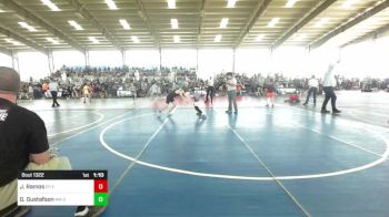 88 lbs Rr Rnd 2 - Jesus Ramos, EP Enforcers vs Gabriel Gustafson, NM Outlaws