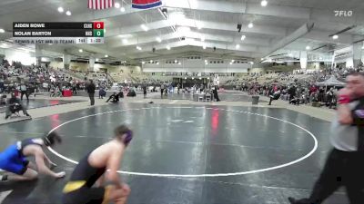 132 lbs Semis & 1st Wb (8 Team) - Aiden Rowe, Clarksville High School vs Nolan Barton, Nolensville High School