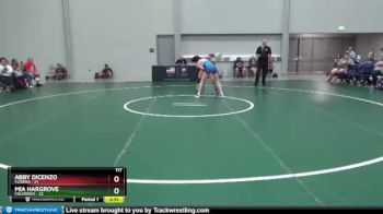 117 lbs Semis & 1st Wrestleback (8 Team) - Abby DiCenzo, Florida vs Mia Hargrove, Colorado