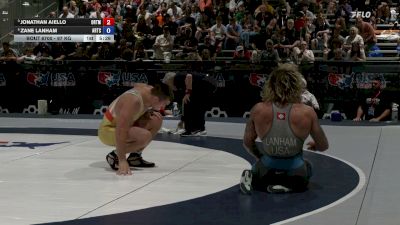 97 kg Cons. Semis - Jonathan Aiello, Ohio RTC/ Titan Mercury Wrestling Club vs Zane Lanham, Arkansas Regional Training Center