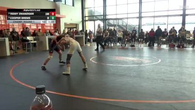 120 lbs Champ. Round 1 - Cooper Brems, DC Elite vs Teddy Zwanziger, LMWC