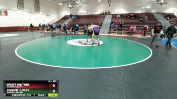 285 lbs Cons. Round 4 - Wyatt Panther, Natrona County vs Cooper Hurley, Campbell County