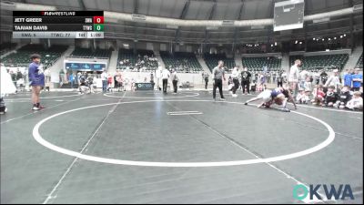 110 lbs Rr Rnd 3 - Jett Greer, Shelton Wrestling Academy vs Tajuan Davis, TTWC Cream