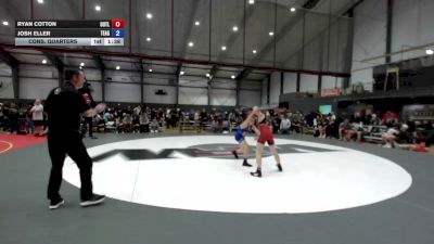 100 lbs Cons. Quarters - Ryan Cotton, Outlaw vs Josh Eller, Team Aggression