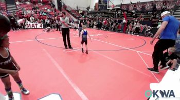 49 lbs Consi Of 4 - Landyn Woods, Woodland Wrestling Club vs Jean-Pierre DeJesus, Team Of Hard Knox