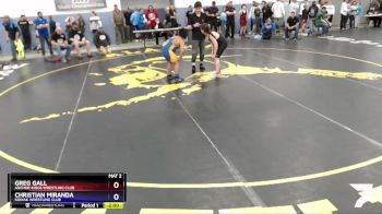 135 lbs Round 2 - Greg Gall, Anchor Kings Wrestling Club vs Christian Miranda, Kodiak Wrestling Club