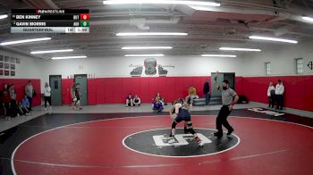 107 lbs Quarterfinal - Ben Kinney, Butler vs Gavin Morris, Albert Gallatin Hs