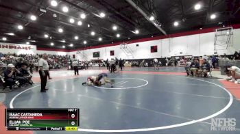 106 lbs Cons. Semi - Isaac Castaneda, Martin Luther King vs Elijah Poe, Calvary Chapel SA