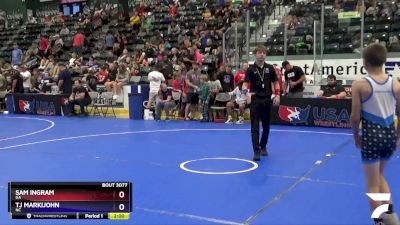 77 lbs Quarterfinal - Sam Ingram, GA vs Tj Markijohn, NC