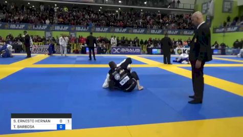 SERGIO ERNESTO HERNANDEZ vs THIAGO BARBOSA 2020 European Jiu-Jitsu IBJJF Championship