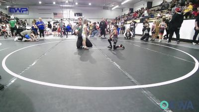 43-46 lbs Rr Rnd 2 - Kingston Warrior, Wagoner Takedown Club vs Ryder Little, Salina Wrestling Club