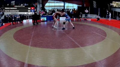 65kg Round 3 - Tessa Marvici, Prince George Wrestling Club vs Kaiya Mannapso, Bhullar Wrestling Club