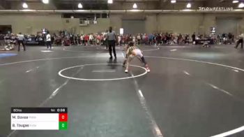 80 lbs Consolation - Matthew Govea, Team Punisher vs Braydon Tougas, Michigan Revolution